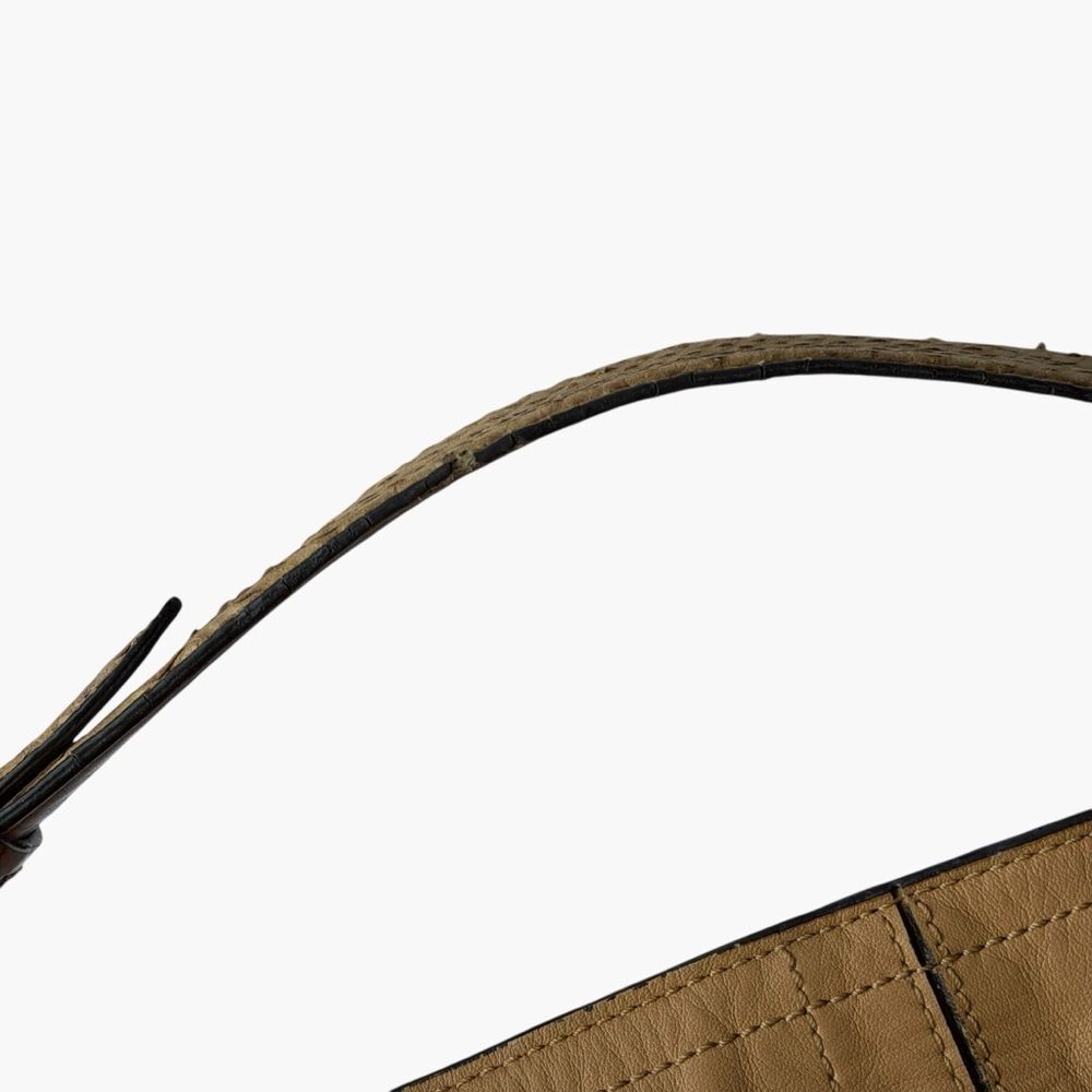 Coach Colette Leather Hobo Bag Tan Python Trim Slouchy Shoulder Bag 16418 - Picture 14 of 15